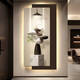 Yonghuan Modern Light Luxus -Eingangsdekoration Malerei Einfaches LED -Lampe Hängende Malerei neben der Tür 2025 Neues Wandbild T12350 80*160 cm Power Bank Fernbedienung UV -Schnitzen + Kristall