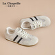 La Chapelle Frauenschuhe 25 Jahre Neue Frauenschuhe Mesh atmungsable Brettschuhe lässig vielseitige Frauenschuhe Trainingschuhe nicht stinkend Füße Leichtgewichtige Frauenschuhe Beige xxe6628-2 36