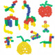 Ausrüstung Bausteine für Kinder mit 3-9 Jahre alten Jungen und Mädchen früh Bildung Bildungsspielzeug Eltern-Kind Interaktives Spielzeug 126 Tabletten Aufbewahrungsbox + Zeichnungen Ausrüstung Bausteine [ca. 3 cm]