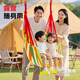 Hanging Chair Dormitory Dormitory Hanging Chair College Student Artifact Hammock Canvas Indoor Horizontal Bar Swing Lazy Man-No Pillow Orange-No Pillow