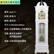 Floor-standing clock Living room solid wood Chinese retro seat clock vertical classical time-releasing atmospheric mechanical European vertical clock Ivory white 9921 Machinery