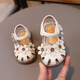 
Otter-hui baby sandals for summer 1-3 years old baby children's sandals for infants and toddlers soft sole princess shoes for bag toe soft sole toddlers flowers beige-20 size. Inner length 14cm