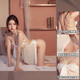 
Ji UUY (JIUUY) Ji Ultimate sexy pajamas free from small breasts and large size 2024 new passion pure desire battle robe 9734 white skirt + underwear