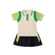 童然幼儿园园服夏季新款小学生校服班服六一表演服棉质运动英伦风套装 6627短袖+短裙 150 码