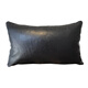 Leather pillow sofa pillow full yellow cow head layer high-end leather/waist pillow//car cushion core with core Brown D679# double-sided head layer cow leather Pillow case 50*30CM (core waist pad)