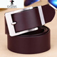 
PLOVER titanium alloy belt men's genuine leather casual pin buckle layer cowhide belt men's simple middle-aged jeans belt trendy titanium buckle 9227 titanium buckle-black (bandwidth 3.3cm) 105cm