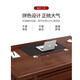 ZHONGWEI boss desk supervisor desk president desk office simple modern executive desk leader desk 2 meters including double cabinets