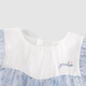 YEEHOO Children's Skirt Summer Refreshing and Breathable Girls Floral Skirt Dress Angel Blue 80 cm