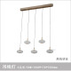 Less (NVC) chandelier 12809 Star Series Simple Modern Ball Cream Style Living Room Dining Room Bedroom Light Voice Boom Light/10 Head/122W/Diameter 98 cm