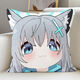 
Beizu Gui Fang Jia Dayi pillow blue file Baizi Baizhou Ziweihua peripheral Q version game peripheral cushion pillow BZ1283 Hina 45x45 cm (pillow case + pillow core)
