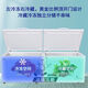 冰熊（bingxiong）冰柜商用省电王家用冰箱铜管大容量双温冷冻冷藏双门卧式冷柜 BC/BD-1098