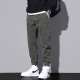 Pantalones casuales judíos El verano de los hombres, la nueva marca moderna, los pantalones sueltos de los pantalones deportivos pantalones de deportes de los pantalones de trabajo 9859 Black M