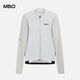 Meissenlan (MBO) MBO Meissenlan spring and autumn thin breathable sweat-absorbent cycling jersey for men and women, long-sleeved road cycling suit, aqua long-sleeved top (same style for men and women) 4XL