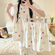 COLORFUL GEMS夏季卡通甜美睡衣女三件套可外穿家居服套装 HS  SW761# 175 L