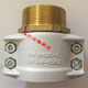 
ZHIO shield machine two-half buckle bi-tower joint EN14420 aluminum alloy safety pipe clamp brass external thread pipe tail core 1 inch DN25 aluminum pipe clamp copper joint