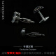 T&Twenties定制logo领带夹男士商务激光刻字简约领带固定夹呔夹别针夹子女 【领带夹+袖扣定制套装礼盒】领