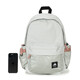 Adidas Rucksack für Männer und Frauen Neue Outdoor Casual Lightweight Student Rucksack Vielseitiger tragbarer Sporttasche JX5008 Miracle Silver Misc