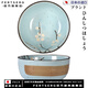 Fertserg Japan importierte Qualität Keramikschüssel Reisschale Salat Schüssel Suppe Schüssel Reis Schüssel Keramikschüssel Suppe Nudeln Retro Haushaltsschale E897-B-0198
