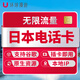 Japan phone card Tokyo Osaka 5G/4G mobile Internet card high-speed network unlimited traffic travel sim card self-pickup 3 days 1GB/day 4G high speed free 3G unlimited traffic