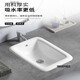 Ruikaiwei above counter basin semi-embedded washbasin oval counter basin square basin wash basin under the counter basin basin 032 delivery drainer. installation glue