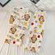 Xianxiu labubu milch seiden cartoon home kleidung dreiteiliger pyjama 14137#1 185 xxl