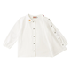 
MIKIHOUSE Good Friends Embroidered Plaid Shirt Made in Japan 11-5402-683 White 11-5402-683 110 cm