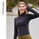 
Fansheng Yoga running fitness clothing for women slim waist-hugging short long-sleeved nude elastic sports jacket jacket cardigan FC12858 nude white M