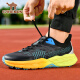 Pilot Camel Men's Shoes 2025 New Breathable Mesh Carbon Board Sports Running Shoes, Anti-Slip High Elastic Shoes, Shoes, Black [Flagship Full Technology Series QZ6198] 40 [Standard Sports Shoes Size]