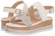 Steve Madden Girls' Trista Wedge Sandal, White, 4 Olds White 4 Olds