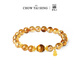 Chow Tai Sang Lucky Citrine Bracelet Nafu Gourd Bracelet Couple Birthday Gift for Girls and Boys
