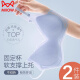 猫人冰丝无痕内衣女夏天薄款夏季大胸显小胸聚拢无钢圈美背运动文胸罩 浅灰 M (34BCD 80-100斤)