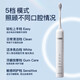 Shuke Electric Toothbrush for Adults/Students for Boyfriend/Girlfriend Soft-bristled Gum Protecting Sonic 5-speed T3 Couple T3-Iceland White