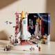 Le Aixiang Kinder Raketenstartzentrum Lego Aerospace Building Blocks 6-12 Jahre altes Spielzeug für Männer und Frauen Geburtstagsgeschenke
