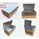 Dixin stainless steel tool box large waterproof construction machinery repair pickup truck special tool box supports customization 50 long, 30 wide, 25cm high, stainless steel 1.25 thick, double air top with lock
