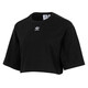 Adidas (Adidas) Clover Femenina de manga corta para mujeres 25 Spring Sportswear Sportswear Running Fitness Ropa algodón Agodón transpirable Camiseta redonda de cuello redonda It98887/negro/corto/puro algodón XS amigable para la piel [155 Peso recomendado 85-95Jin [Jin equivale a 0.5 kg]]]