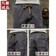 Pantalones casuales de primavera y verano de Vancl para hombres 2025 NUEVOS Pantalones de trabajo de marca de moda Pantalones de trabajo deportivos para hombres Spring and Summer 689 Camel + 689 Dark Grey Fin Style 4xl 180-190Jin [Jin equivale a 0.5 kg]