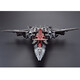 Die Säule des Sky Legiertenspielzeugs Spielzeug-Kinder-Jungen-Transformation Car Roboter Kindertag Geschenk King Kong Model Figur Flugzeug Megatron [Alloy-Version] -33 cm Kindertag Geschenk King Kong Modell 61