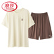 浪莎（LangSha）睡衣情侣装一男一女款2025新款夏天带胸垫莫代尔夏款动人家居服夏 NSN15601男15801女 带胸垫 XL 女款L +男款