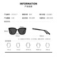 CAPONI polarized gm sunglasses for men and women, high-definition driving and driving special sun protection, anti-UV, big face, slim travel