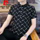 皮尔卡丹（pierre cardin）新款男士纯欲风polo.衫时尚韩版半袖青年印花棉质吸汗透气短袖t恤 9226卡其 M 90-100斤