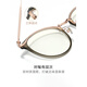 Parson Fashion Glasses Frame Women's Retro Light Round Frame Slim Glasses Anti-Blue Light Mirror Men 15860 Cold Tea 15838
