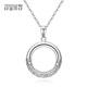 Misu pt950 platinum peace buckle pendant, Chinese style platinum curly grass pattern couple necklace as a birthday gift for girlfriend, weighing 5.1-5.3 grams, free silver chain