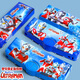 Étui au crayon transformé à double couche Ultraman pour garçons crayon crayon de grande capacité multiplexie de grande capacité crayon élève crayon high-tech paillette récemment améliorée Optimus 9929 Get 7 pièces +1