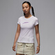 Nike (Nike) Jordan Jordan Jordan Women's Slim Fit Camiseta impresa Summer NUEVA Soft IB7029 051 Color Tick Birch Color xs