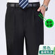 
Pierre cardin trousers men's summer thin draped straight mulberry silk suit pants business casual work trousers black 9902 29 (2 feet 2) waist circumference