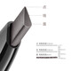 Natural and vivid eyebrow pencil with distinct roots, non-fading, waterproof and sweat-proof, specially designed for beginner female makeup artists and tattoo artists, 01# black 1 piece