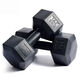 Zhizhou hexagonal dumbbell men's fitness student 2kg 5kg household 10kg rubber-coated arm training female fitness equipment total weight a pair 12Jin Jin equals 0.5kg (6Jin Jin equals 0.5kg *2 pieces)