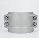 Bonbida aluminum pipe clamp EN14420-3/ENAW6082 aluminum vest two-half buckle calava two-piece shield machine hoop 2 inch DN50*8 hose outer diameter 64-67