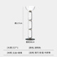 
Bedside lamp decorative light luxury desk lamp Nordic modern simple glass designer living room bedroom model room lamp M1049 smoke gray model button switch