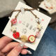
Apple Paradise Cute Childhood Girls Heart Apple Bracelet Niche Design Simple and Versatile Bracelet S854